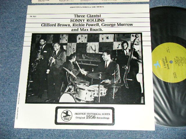 画像1: SONNY ROLLINS + Clifford Brown, Richie Powell,George Morrow and Max Roach  - THREE GIANTS!  ( MINT/MINT- ）　/ 1971 Version US AMERICA "LIME GREEN Label"  "Used LP 