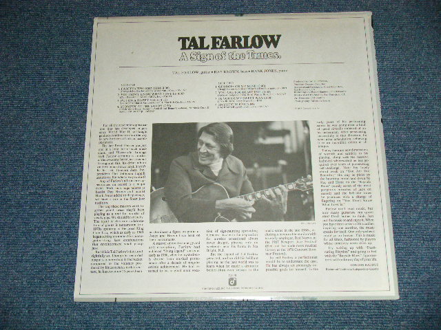 画像: TAL FARLOW - A SIGN OF THE TIMES ( MINT-/MINT-)　/ 1977  US AMERICA  ORIGINAL  Used LP 