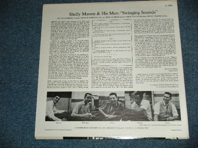 画像: SHELLY MANNE & HIS MEN - SWINGING SOUNDS ( Ex+++/MINT-)）　/ 1970's  US AMERICA  Reissue Used LP 