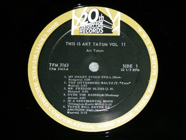 画像: ART TATUM - THIS IS ..ART TATUM VOL.II 2  ( Ex+++/Ex+++ :BC;Ex+）　/ 1964  US AMERICA  ORIGINAL MONO  Used LP 