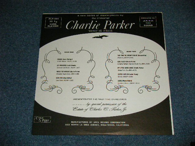 画像: CHARLIE PARKER -  "BIRD" IS FREE ( MINT-/MINT- ) / 1961 US AMERICA ORIGINAL "STEREO"  Used LP 