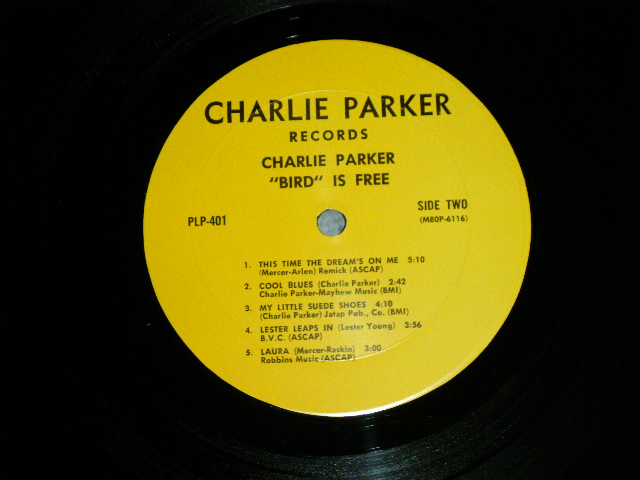 画像: CHARLIE PARKER -  "BIRD" IS FREE ( MINT-/MINT- ) / 1961 US AMERICA ORIGINAL "STEREO"  Used LP 
