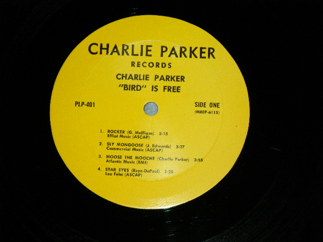 画像: CHARLIE PARKER -  "BIRD" IS FREE ( MINT-/MINT- ) / 1961 US AMERICA ORIGINAL "STEREO"  Used LP 