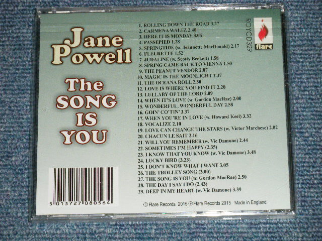 画像: JANE POWEL - THE SONG IS YOU  ( SEALED )  / 2015 UK ENGLAND ORIGINAL "BRAND NEW SEALED"  CD