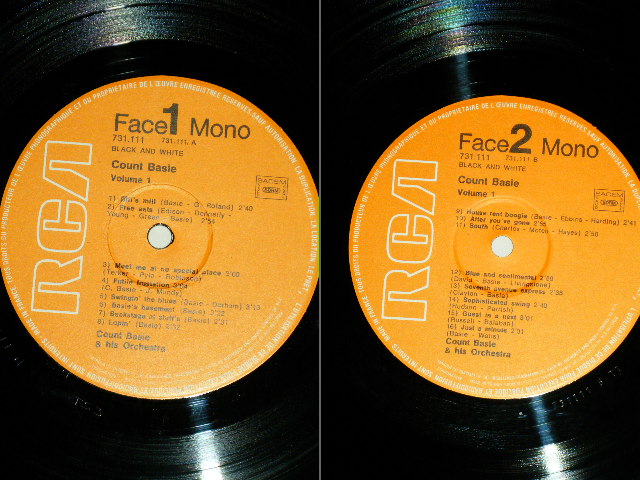 画像: COUNT BASIE - BLACK & WHITE Series ( Ex/MINT-) / 1970's FRANCE  ORIGINAL  Used 3-LP's Box Set 