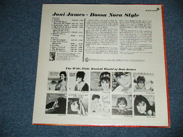 画像: JONI JAMES -  BOSSA NOVA STYLE (Ex+/MINT-  BB ) / 1965 US AMERICA 1st Press "BLACK Label"  MONO Used LP 