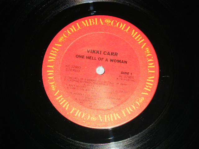 画像: VIKKI CARR - ONE HELL OF A WOMAN ( Ex,VG+++/ Ex Looks:VG+++ )  /1974 US AMERICA ORIGINAL Used LP 