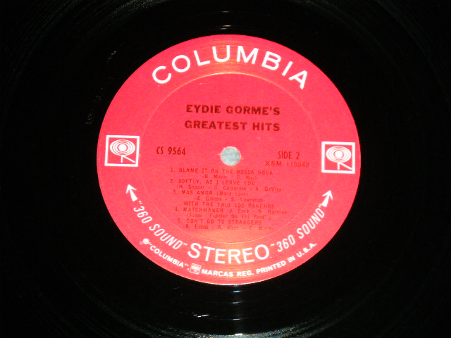 画像: EYDIE GORME - GREATEST HITS  ( Ex,Ex+/Ex++ Looks:Ex+) / 1967 US AMERICA ORIGINAL "360 SOUND" Label STEREO Used LP 