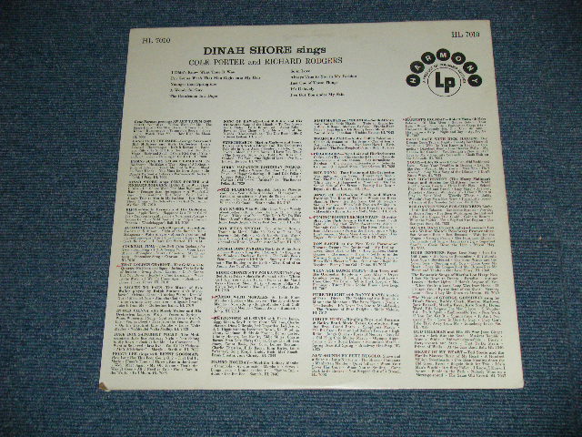 画像: DINAH SHORE - LOVE SONGS (Ex++/Ex+++ )   / 1958 US AMERICA ORIGINAL MONO Used LP 