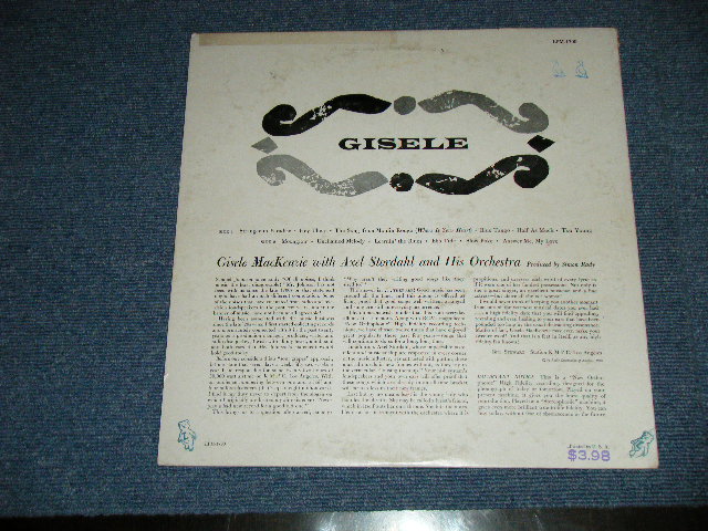 画像: GISELE MacKENZIE - GISELE (Ex/Ex++  Looks:Ex ; STMPOBC) / 1958 US AMERICA ORIGINAL MONO Used LP