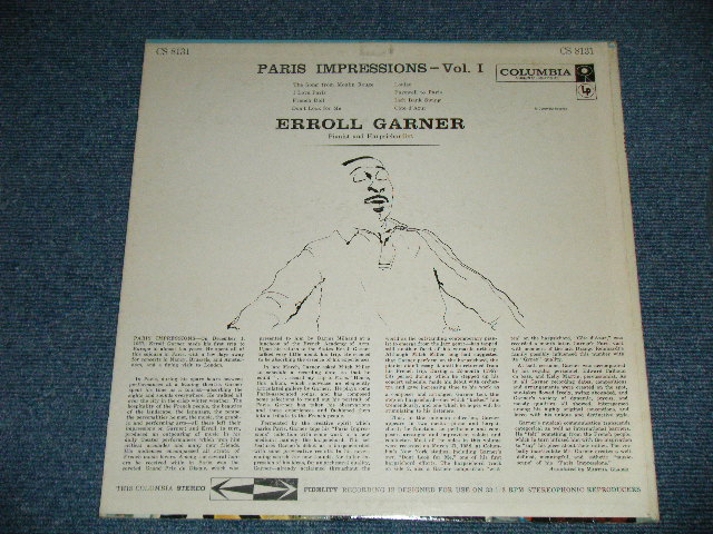 画像: ERROLL GARNER :-  PARIS IMPRESSIONS VOL.1  ( VG+++,Ex+/Ex+++ Looks:MINT- ) /  1959 US AMERICA ORIGINAL 1st Press "6 EYES Label" STEREO Used  LP  