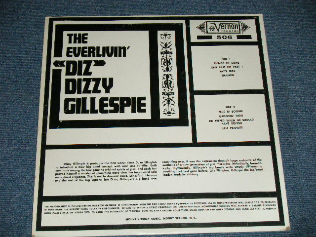 画像: DIZZY GILLESPIE -  THE EVERLIVIN' "DIZ" ( Ex++/Ex++ : EDSP )  / 1960's   US AMERICA ORIGINAL STEREO  Used LP  