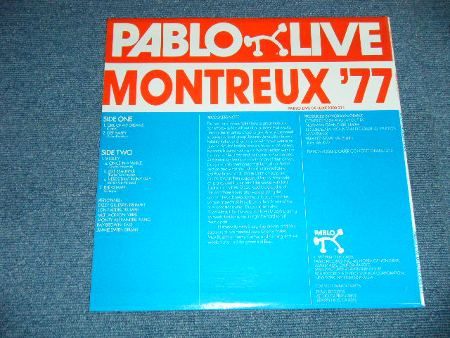 画像: DIZZY GILLESPIE, JAN FADDIS, MILT JACKSON, MONTY ALEXANDER, RAY BROWN, JIMMIE SMITH - PABLO LIVE MONTREUX '77 (MINT-/MINT)  / 1974 US AMERICA ORIGINAL  Used LP 