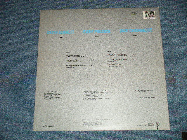 画像: KEITH JARRETT -  STANDARDS LIVE ( Ex+++/MINT- ) /  1986 US AMERICA ORIGINAL Used LP