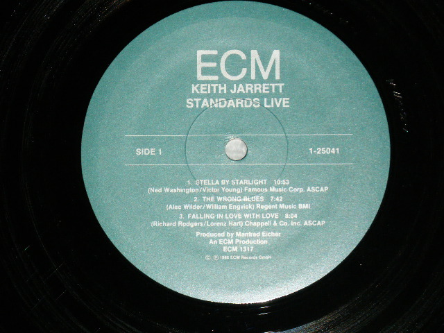 画像: KEITH JARRETT -  STANDARDS LIVE ( Ex+++/MINT- ) /  1986 US AMERICA ORIGINAL Used LP