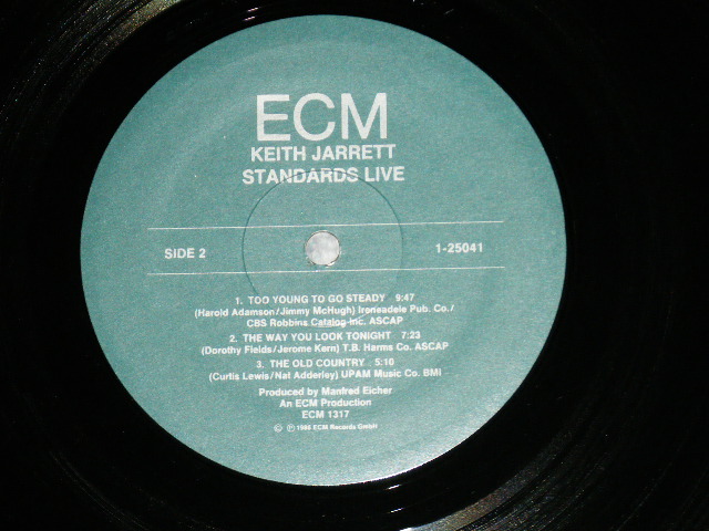 画像: KEITH JARRETT -  STANDARDS LIVE ( Ex+++/MINT- ) /  1986 US AMERICA ORIGINAL Used LP