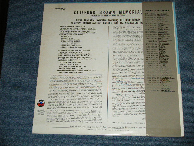 画像: CLIFFORD BROWN - MEMORIAL   ( Ex++/MINT- : EDSP)  / 1982 US AMERICA REISSUE Used  LP 