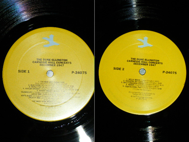 画像: DUKE ELLINGTON -  CARNEGIE HALL CONCERTS December 1947 ( Ex+++/MINT- )  /  1979 US AMERICA  ORIGINAL Used 2-LP's 