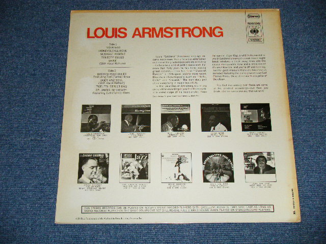 画像: LOUIS ARMSTRONG -  LOUIS ARMSTRONG  ( Ex+++MINT- )  / 1969 UK EMGLAND ORIGINAL STEREO  Used LP  