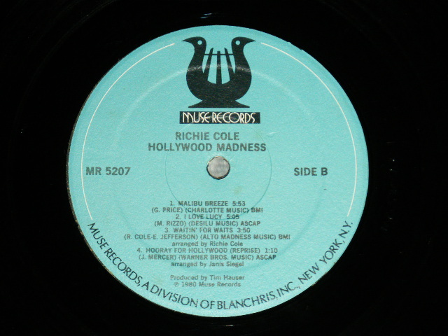 画像: RICHIE COLE with EDDIE JEFFERSON -  HOLLYWOOD MADNESS  (Ex++/MINT)  / 1980 US AMERICA ORIGINAL  Used LP 