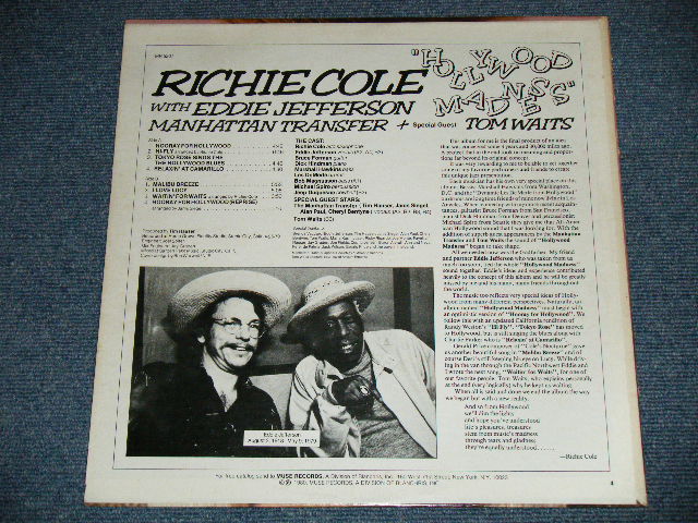 画像: RICHIE COLE with EDDIE JEFFERSON -  HOLLYWOOD MADNESS  (Ex++/MINT)  / 1980 US AMERICA ORIGINAL  Used LP 