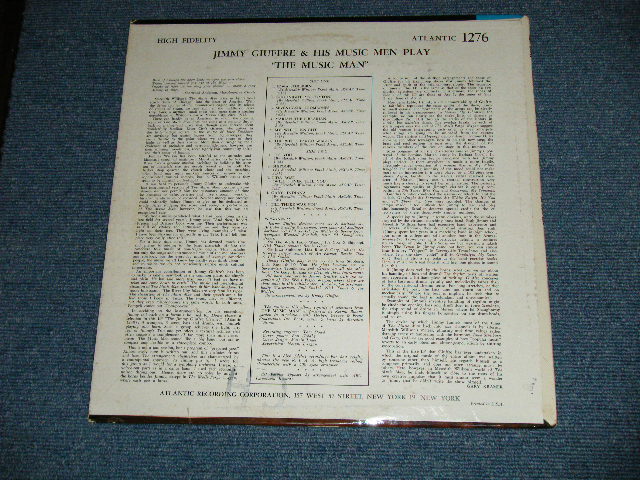 画像: JIMMY GUIFFRE and his Music Men - PLAYS "THE MUSIC MAN" ORIGINAL JAZZ ALBUM OF THE MEREDITH WILLSON MUSICAL HIT  ( Ex+/Ex+ : EDSP ) / 1958 US AMERICA 1st Press "BLACK Label" MONO  Used LP 