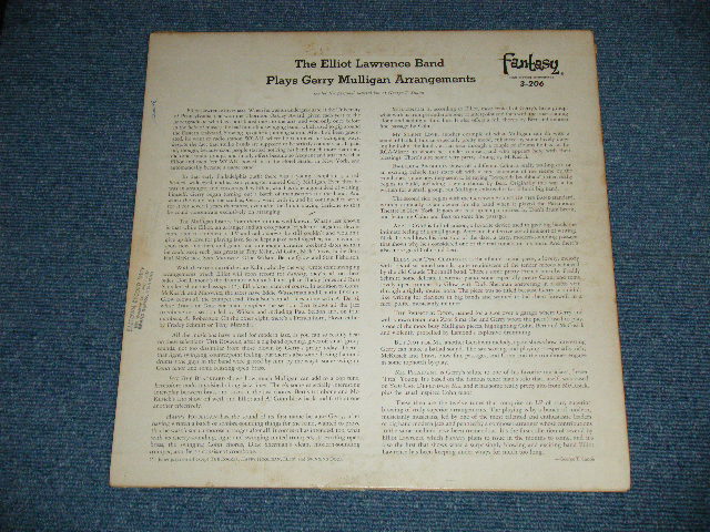 画像: ELLIOT LAWRENCE - PLAYS GERRY MULLIGAN ARRANGEMENTS  ( Ex/Ex : EDSP ) / 1956 US AMERICA 1st Press "RED WAX Vinyl & RED Label" MONO  Used LP 