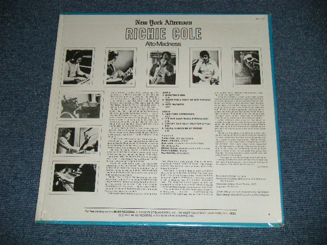 画像: RICHIE COLE - NEW YORK AFTERNOON (MINT/MINT-)  / 1977 US AMERICA ORIGINAL  Used LP 