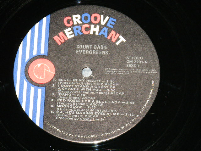 画像: COUNT BASIE - EVERGREENS   ( Ex++/MINT- :Cut Out ) / 1972 US AMERICA   ORIGINAL  Used  LP 