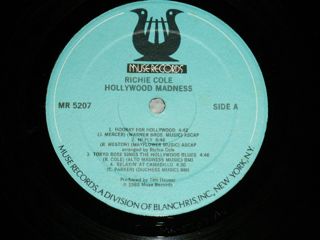 画像: RICHIE COLE with EDDIE JEFFERSON -  HOLLYWOOD MADNESS  (Ex++/MINT)  / 1980 US AMERICA ORIGINAL  Used LP 