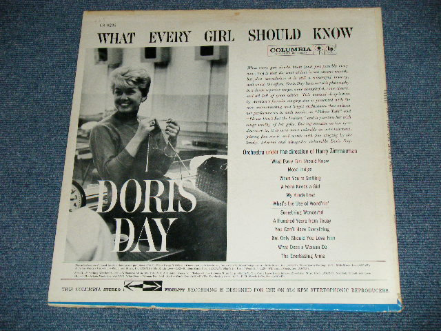 画像: DORIS DAY -   WHAT EVERY GIRL SHOULD KNOW  ( Ex+/Ex, Ex+++ : EDSP) / 1960 US ORIGINAL "1st PRESS 6 EYES Label" STEREO  Used LP