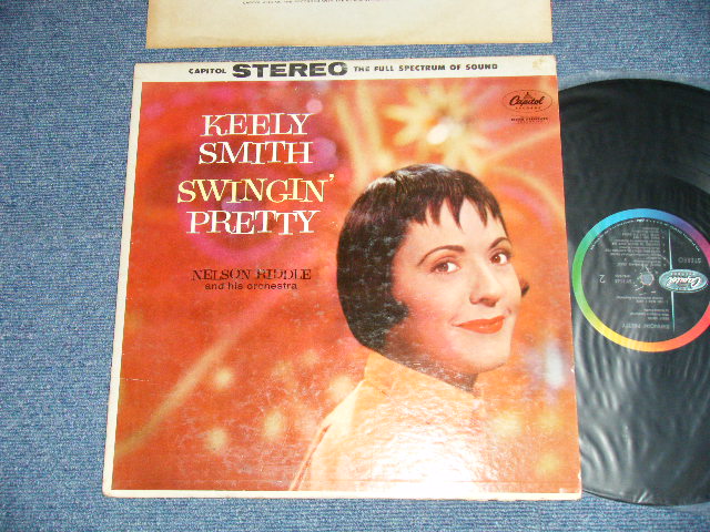 画像1: KEELY SMITH - SWINGIN' PRETTY ( Ex/Ex+++  EDSP )  / 1959 US AMERICA ORIGINAL "BLACK With RAINBOW Label"  STEREO Used LP 