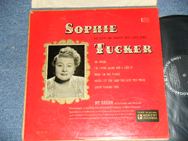 画像1: SOPHIE TUCKER - HER LATEST AND GREATEST SPICY SAUCY SONGS (Ex+/Ex+++ EDSP )  / 1954 US AMERICA ORIGINAL MONO Used LP 
