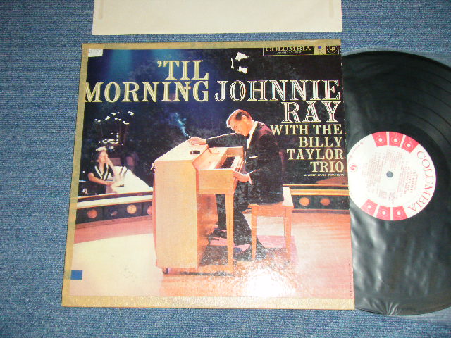 画像1: JOHNNIE RAY with the BILLY TAYLOR TRIO - 'TILL MORNING JOHNNIE RAY  ( Ex+/Ex++ ) / 1958  US AMERICA  ORIGINAL 1st Press "6 EYE's Label" "WHITE LABEL PROMO" MONO Used   LP