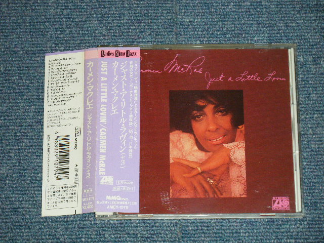 画像1: CARMEN McRAE - JUST A LITTLE LOVIN'  (MINT-/MINT )  / 1991 JAPAN Original "PROMO" Used CD With OBI 