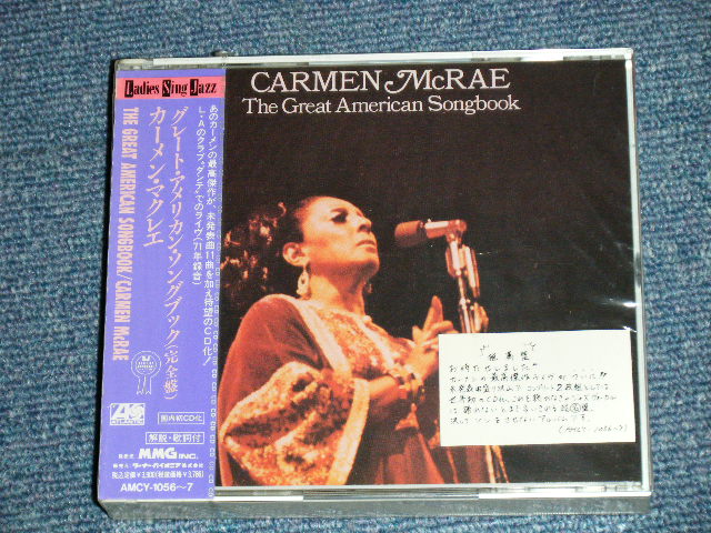 画像1: CARMEN McRAE - THE GREAT AMERICAN SONGBOOK  (SEALED)  / 1991 JAPAN Original "PROMO" "BRAND NEW SEALED"  2-CD 