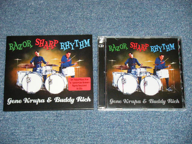 画像1: GENE KRUPA & BUDDY RICH - RAZOR SHARP RHYTHM  (NEW) / 2012 EUROPE ORIGINAL "BRAND NEW"  3-CD