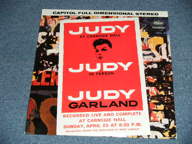 画像1: JUDY GARLAND - JUDY AT CARNEGIE HALL  JUDY IN PERSON(SEALED) / 1961 US AMERICA ORIGINAL? STEREO  "BRAND NEW SEALED"  2-LP's 