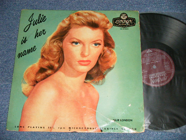 画像1: JULIE LONDON - JULIE IS HER NAME ( DEBUT ALBUM )  (VG+++/VG+++) / 1956 UKENGLAND ORIGINAL MONO "MAROON LABEL" Used LP  