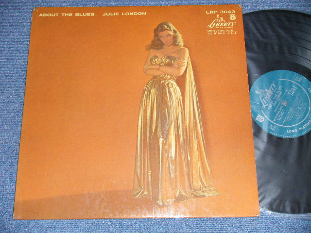 画像1: JULIE LONDON -  ABOUT THE BLUES (Ex/Ex++ Pin Hole )  / 1957  US AAMERICA  ORIGINAL 1st Press "TURQUOISE Label"  MONO Used LP 