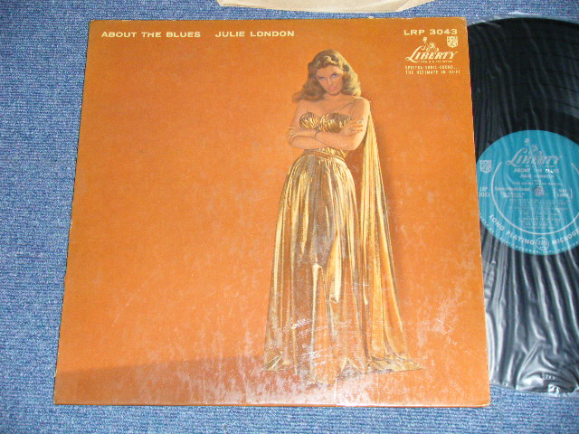 画像1: JULIE LONDON -  ABOUT THE BLUES (VG+++/VG+++  EDSP )  / 1957  US AAMERICA  ORIGINAL "1st Press TURQUOISE Label" MONO Used LP 
