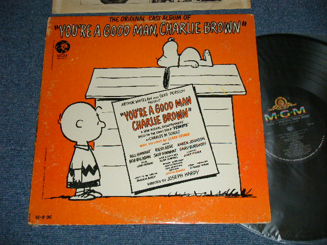 画像1: The Original Cast Album - "YOU'RE A GOOD MAN CHARLIE BROWN" (SNOOPY)  (Ex+/Ex+++)  / 1960's?  US AMERICA ORIGINAL MONO Used LP   