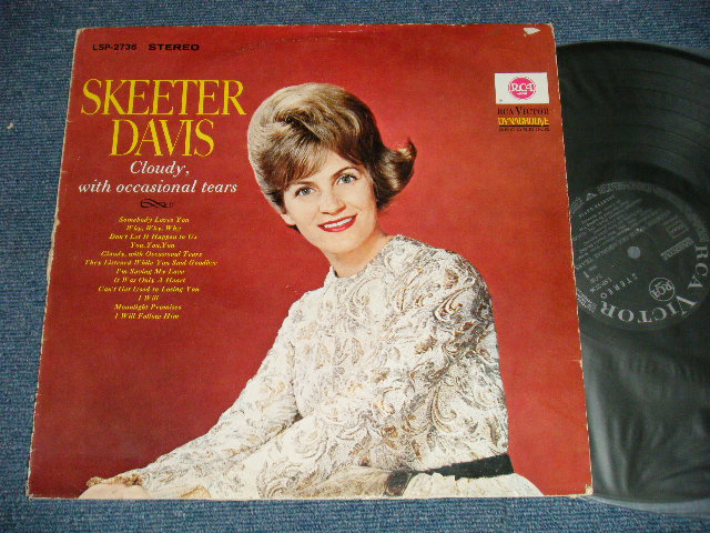 画像1: SKEETER DAVIS -  CLOUDY, WITH OCCASIONAL TEARS ( Ex/Ex+++ Looks:Ex++)  / 1963 WEST GERMANY ORIGINAL STEREO  Used LP