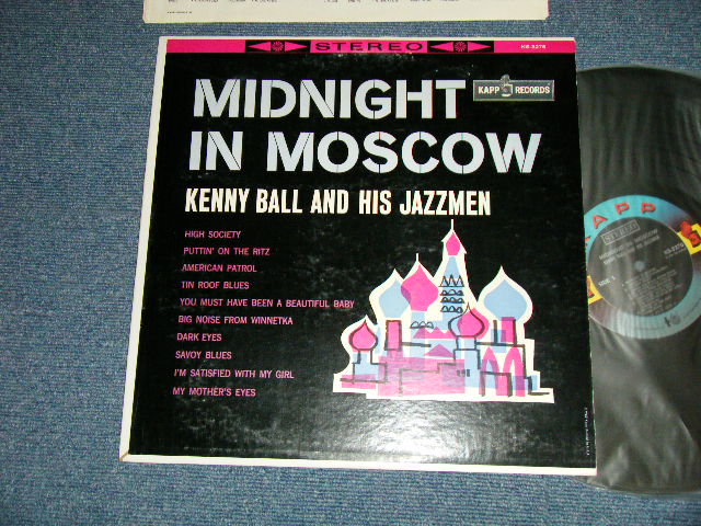 画像1: KENNY BALL AND HIS JAZZMEN - MIDNIGHT IN MOSCOW  (Ex++/Ex+++ edsp)  / 1962 US AMERICA ORIFGINAL STEREO Used LP