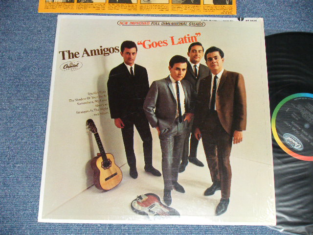 画像1: The AMIGOS - GOES LATIN   (MINT-/MINT-) / 1967  US AMERICA ORIGINAL "BLACK WITH RAINBOW Label" STEREO"  Used  LP 