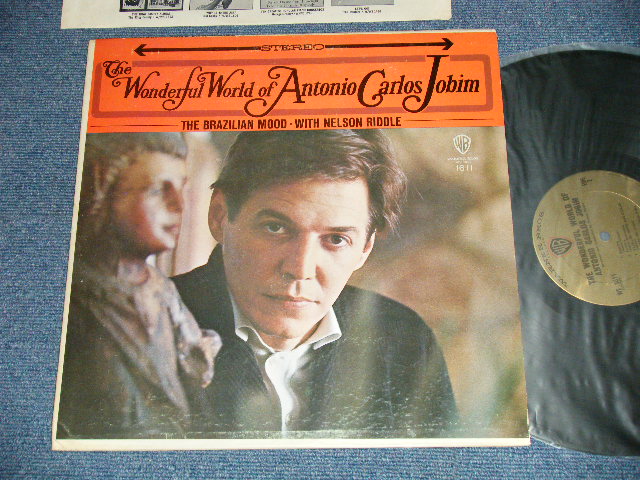 画像1: ANTONIO CARLOS JOBIM - THE WONDERFUL WORLD OF : THE BRAZILLIAN MOOD WITH NELSON RIDDLE (Ex++/MINT-, Ex+++)  / 1966 US AMERICA ORIGINAL "1st Press GOLD Label"  STEREO Used LP 