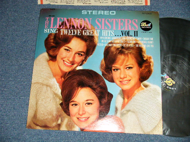 画像1: LENNON SISTERS - SING TWELVE GREAT HITS, VOL.II ( Ex++/Ex++9  / 1965 US AMERICA ORIGINAL Stereo Used LP  