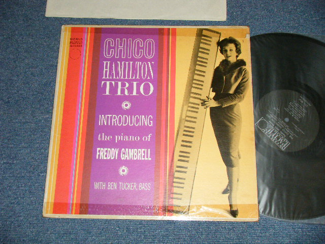 画像1: CHICO HAMILTON  - INTRODUCING THE PIANO OF FREDDY GAMBRELL  ( Ex++, Ex/Ex+++ )  / 1957  US ORIGINAL ORIGINAL 1st Press "BLACK Label" MONO  Used LP