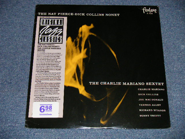 画像1: THE NAT PIWRCE-DICK COLLINS NONET/THE CHARLIE MARIANO SEXTET - THE NAT PIWRCE-DICK COLLINS NONET/THE CHARLIE MARIANO SEXTET(SEALED)  /   US AMERICA REISSUE "Brand New SEALED" L