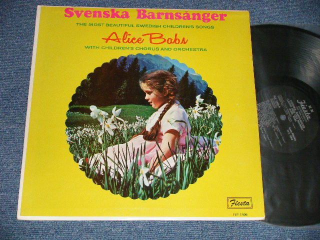画像1: ALICE BABS - SVENSKA BARNSANGER(SWEDISH CHILDREN'S SONGS)  ( Ex+++/MINT-)   / ?? US AMERICA ORIGINAL "6 EYES Label"  MONO Used  LP 